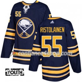 Adidas Maillot de Hockey Buffalo Sabres Rasmus Ristolainen 55 2017-2018 Bleu Marine Authentic - Enfant
